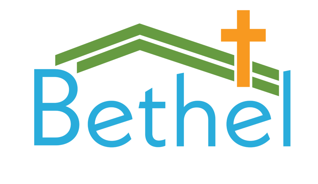full colour Bethel logo with white text